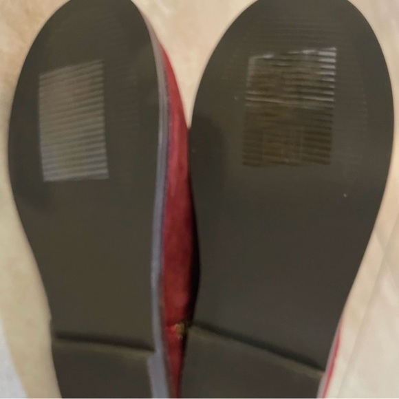 Janie and Jack Deep Ruby Suede Buckle Bootie - Picture 6 of 6